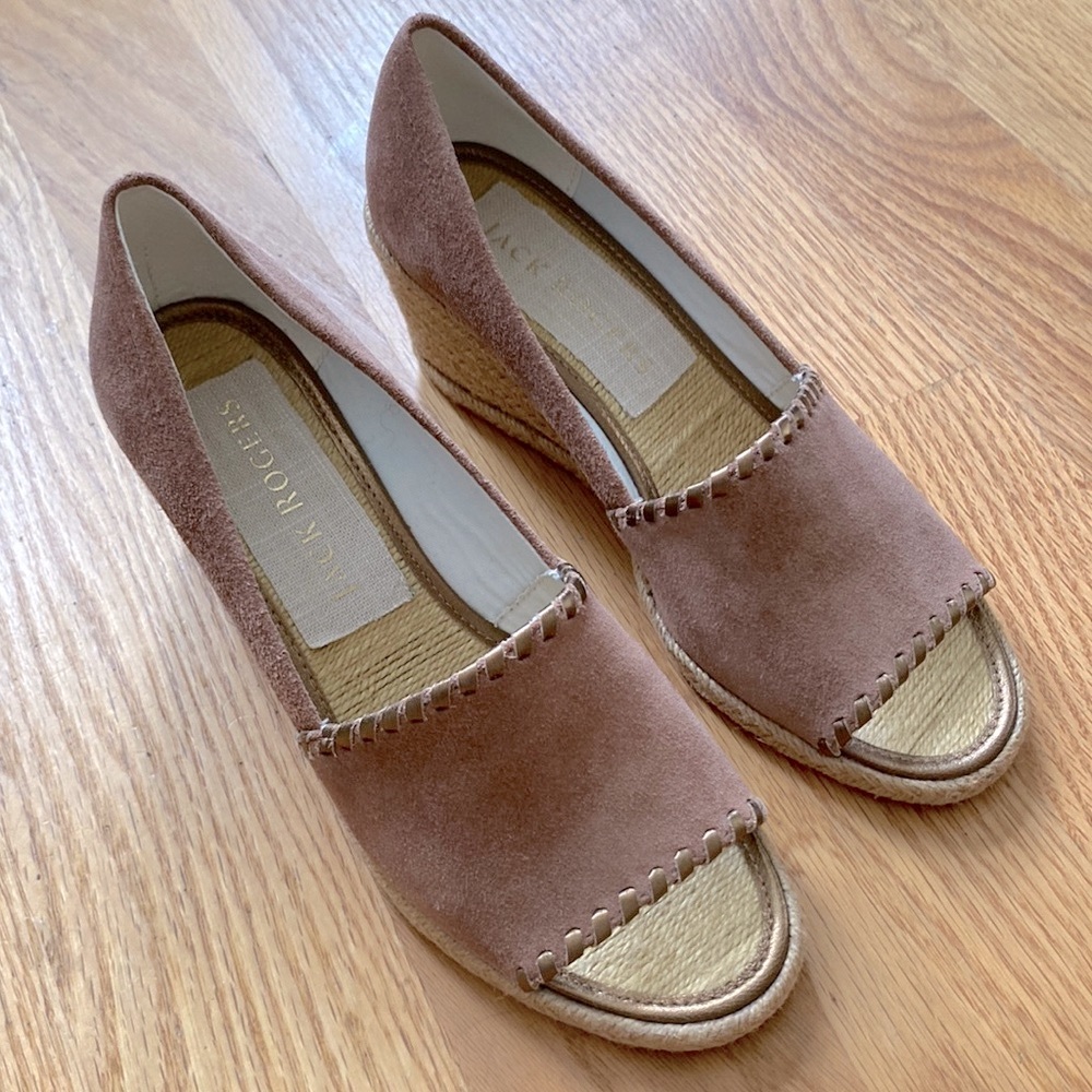 Jack Rogers suede Espadrilles - mauve